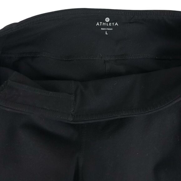 Athleta Black Revelation Tight Legging size Large - Picture 4 of 9